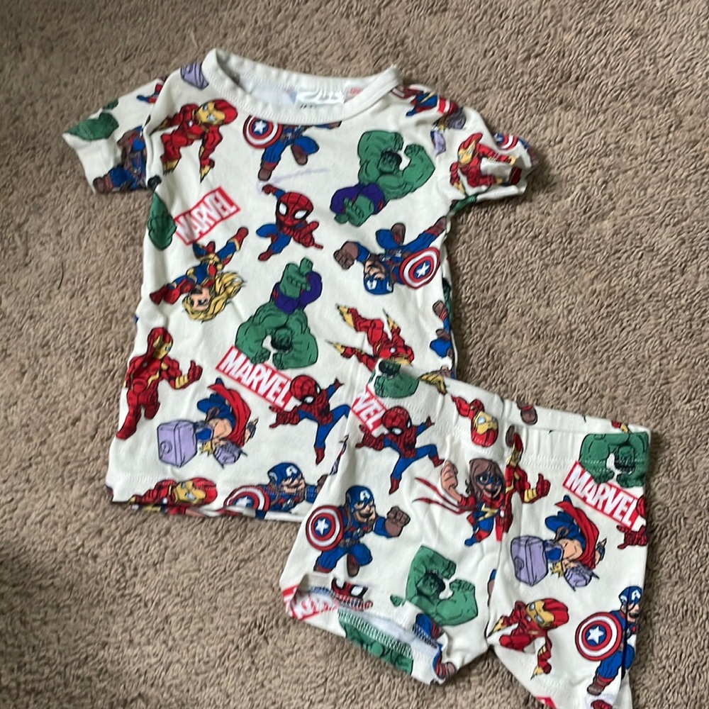 Marvel pj set